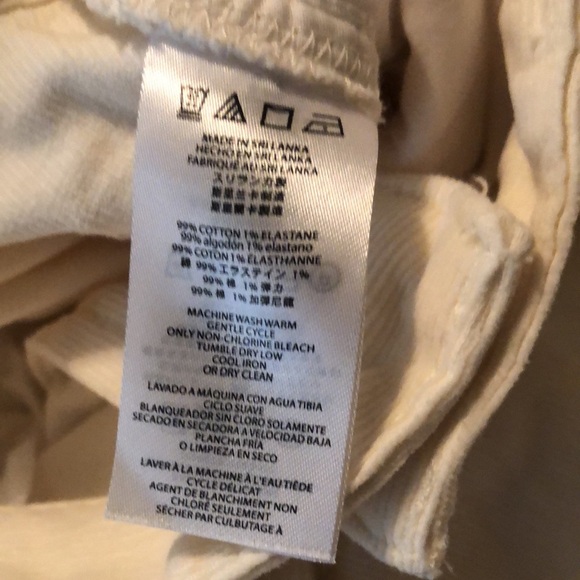 Michael Kors corduroy pants 32/32 in ivory. - Picture 4 of 4